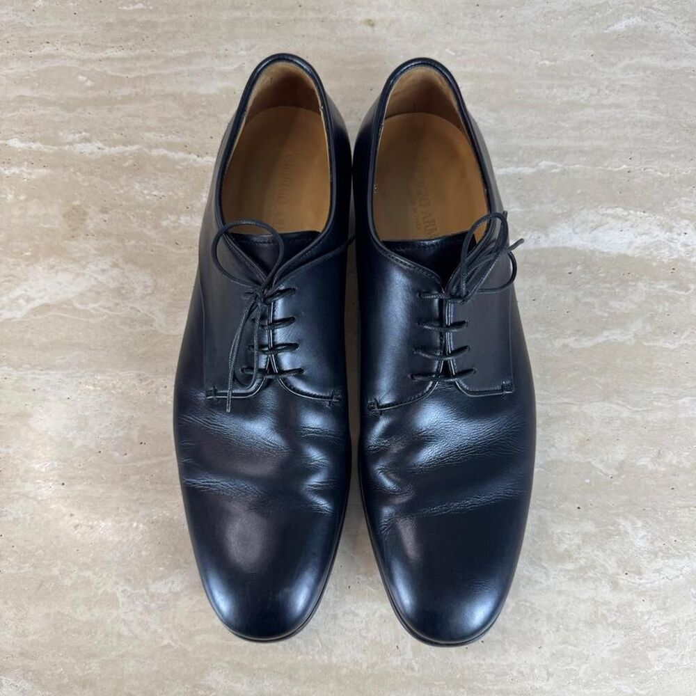 Giorgio-armani Men's Black Oxfords